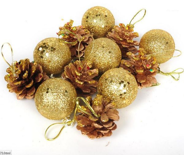 party decoration 12pcs hanging balls pine cones christmas tree ornament gold silver decor for home and supplies 4cm1
party decoration 12pcs hanging balls pine cones christmas tree ornament gold silver decor for home and supplies 4cm1
