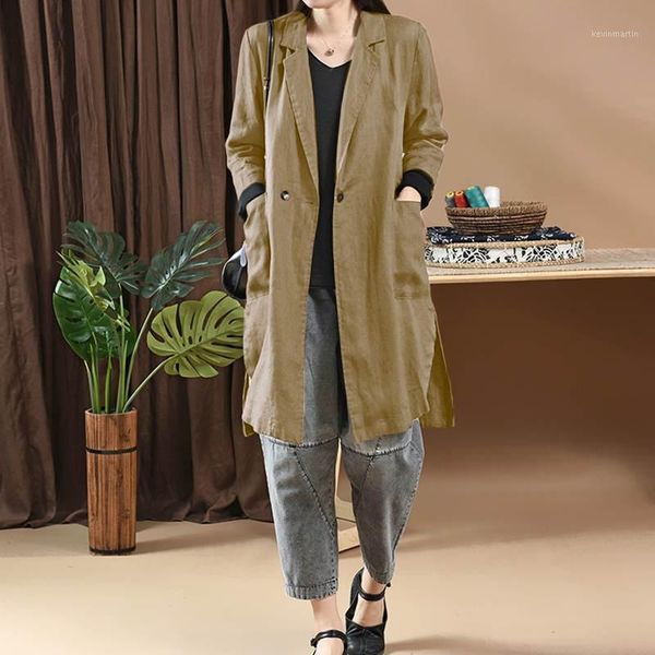 zanzea women vintage lapel neck long jackets plus size autumn thin coats casual 3/4 sleeve solid cardigan cotton linen shirt1, Black;brown
zanzea women vintage lapel neck long jackets plus size autumn thin coats casual 3/4 sleeve solid cardigan cotton linen shirt1, Black;brown