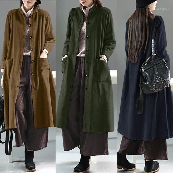 autumn women thin coats vintage corduroy jackets zanzea retro lapel neck pockets outwear casual long sleeve solid long cardigan1, Black;brown
autumn women thin coats vintage corduroy jackets zanzea retro lapel neck pockets outwear casual long sleeve solid long cardigan1, Black;brown