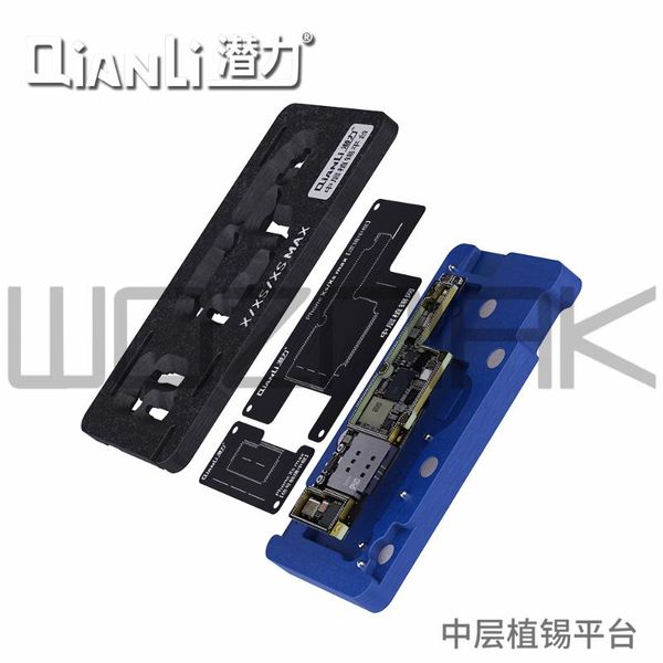 qianli middle layer board bga reballing stencil plant tin platform for x xs xsmax motherboard repair reballing stencil
qianli middle layer board bga reballing stencil plant tin platform for x xs xsmax motherboard repair reballing stencil