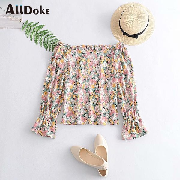 alldoke vintage floral print blouse women summer slash neck flare sleeve shirt femme casual ladies blouses blusas mujer1, White
alldoke vintage floral print blouse women summer slash neck flare sleeve shirt femme casual ladies blouses blusas mujer1, White