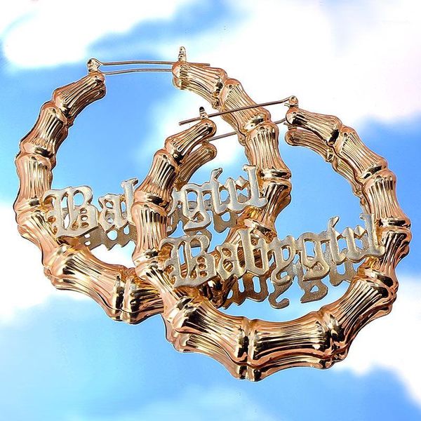hoop & huggie bynouck metal hollow bamboo earrings for women gold silver color babygirl letter vintage wedding party jewelry1, Golden;silver
hoop & huggie bynouck metal hollow bamboo earrings for women gold silver color babygirl letter vintage wedding party jewelry1, Golden;silver