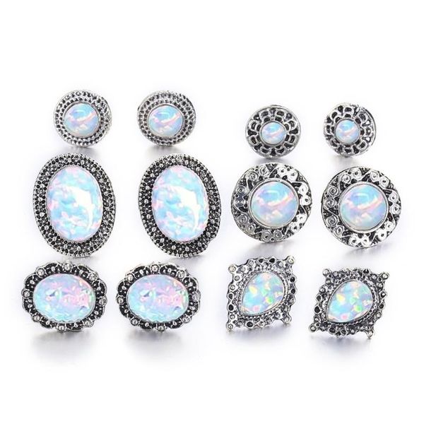 6pair / set vintage геометрические стада серьги для женщин ювелирных изделий аксессуаров 2020 bohemian опал серьга девочка букле d'oreille, Golden;silver
6pair / set vintage геометрические стада серьги для женщин ювелирных изделий аксессуаров 2020 bohemian опал серьга девочка букле d'oreille, Golden;silver