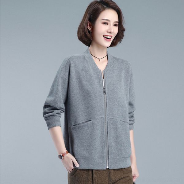 1gpjz 40-year-old women's sweatercoat sweatersweater 2020 spring and autumn korean autu new style loose cardigan women's baseball, Black
1gpjz 40-year-old women's sweatercoat sweatersweater 2020 spring and autumn korean autu new style loose cardigan women's baseball, Black