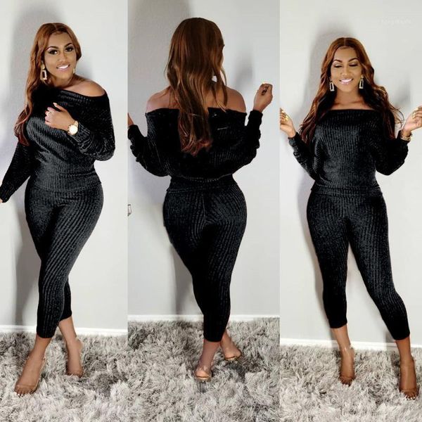 baby 001 winter women's clothing solid color loose loose shoulder long sleeve two-piece suit 60151, Gray
baby 001 winter women's clothing solid color loose loose shoulder long sleeve two-piece suit 60151, Gray