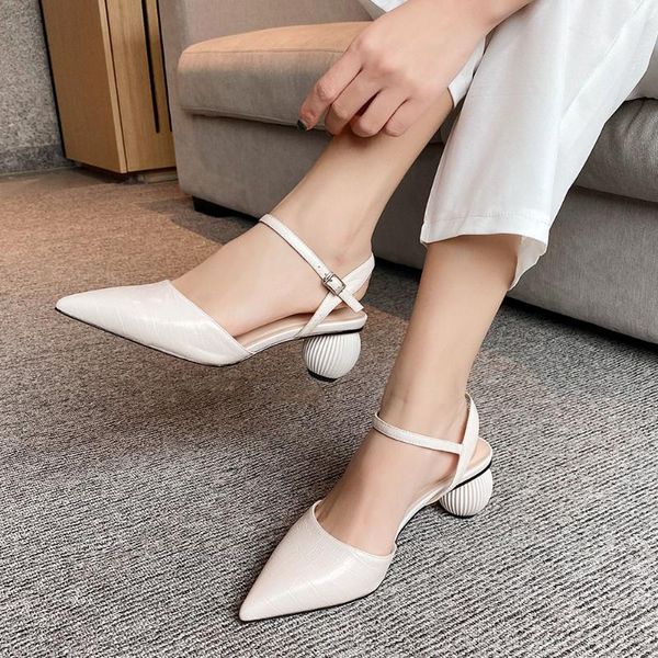dress shoes doratasia 2021 genuine leather round heels pointed toe women summer ankle-strap skin sandals woman, Black
dress shoes doratasia 2021 genuine leather round heels pointed toe women summer ankle-strap skin sandals woman, Black