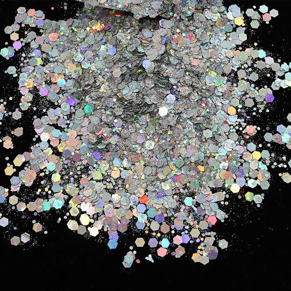 nail glitter 50g art decorations holographic chunky sequins for desgin sparkly paillette accessories manicure supplies, Silver;gold
nail glitter 50g art decorations holographic chunky sequins for desgin sparkly paillette accessories manicure supplies, Silver;gold