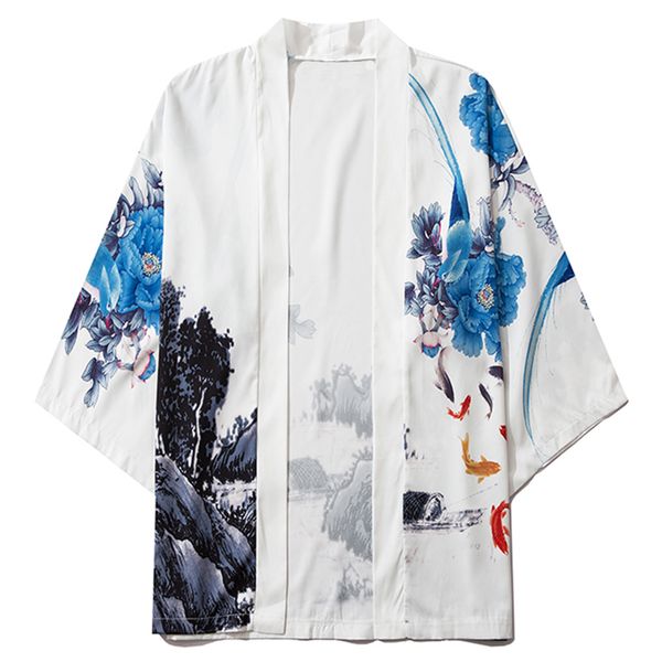 2021 new aelfric eden summer japanese kimono jacket men harajuku loose shirts hip hop mountain koi fish streetwear front open coats o5q7, Black;brown
2021 new aelfric eden summer japanese kimono jacket men harajuku loose shirts hip hop mountain koi fish streetwear front open coats o5q7, Black;brown