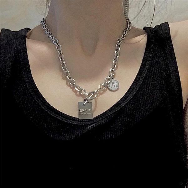 chokers timeonly delicate square coin love heart letter pendant necklaces for women girls jewellery chunky curb chain hip hop, Golden;silver
chokers timeonly delicate square coin love heart letter pendant necklaces for women girls jewellery chunky curb chain hip hop, Golden;silver