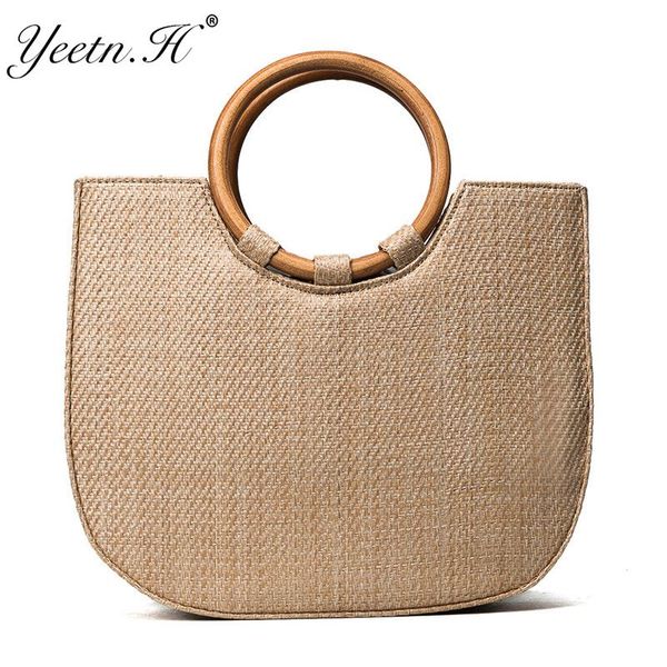 straw woven bag solid wood handbag new style single shoulder satchel fashion bolsa feminina luxury handbags women bags designer 
straw woven bag solid wood handbag new style single shoulder satchel fashion bolsa feminina luxury handbags women bags designer