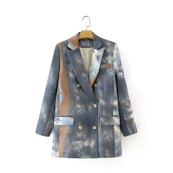 2021 new 27702 europe and the united states women's clothing wholesale fall earth tie-dye double-breasted suit jacket eujx, Black;brown
2021 new 27702 europe and the united states women's clothing wholesale fall earth tie-dye double-breasted suit jacket eujx, Black;brown