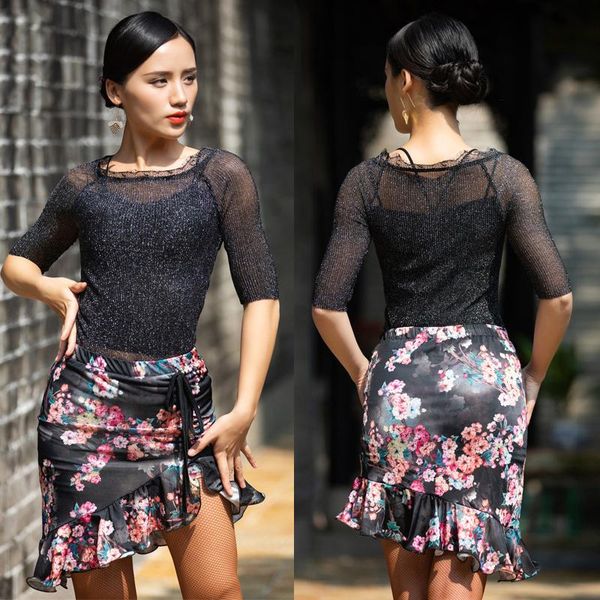 stage wear latin dance practice clothes skirt costumes for women short sleeve skirts sets sl1912, Black;red
stage wear latin dance practice clothes skirt costumes for women short sleeve skirts sets sl1912, Black;red