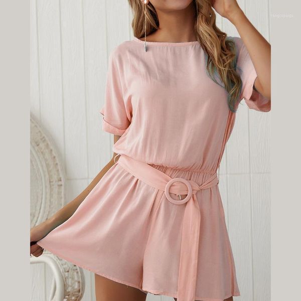 fashion short jumpsuit women short sleeves loose playsuits ladies bandage waist solid thin casual jumpsuit summer 2020 ju41, Black;white
fashion short jumpsuit women short sleeves loose playsuits ladies bandage waist solid thin casual jumpsuit summer 2020 ju41, Black;white