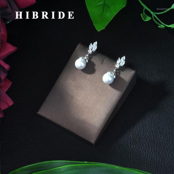 hibride fashion freshwater pearl earrings cubic zirconia stone white gold color earrings for women engagement jewelry gift e-111, Silver
hibride fashion freshwater pearl earrings cubic zirconia stone white gold color earrings for women engagement jewelry gift e-111, Silver