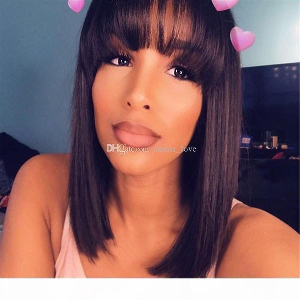 brazilian straight bob wig full lace human hair wigs 130 density pre plucked bleached knots with baby hair for black women, Black;brown
brazilian straight bob wig full lace human hair wigs 130 density pre plucked bleached knots with baby hair for black women, Black;brown