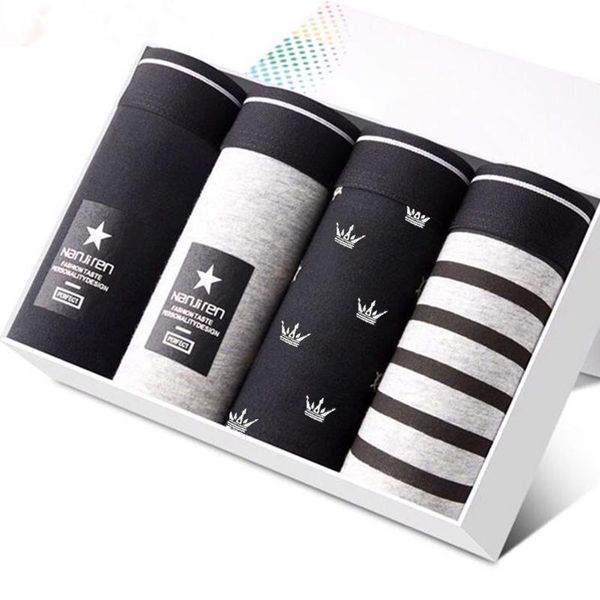 underpants 4pcs/lot men's underwear cotton boxers man breathable panties solid shorts brand, Black;white
underpants 4pcs/lot men's underwear cotton boxers man breathable panties solid shorts brand, Black;white