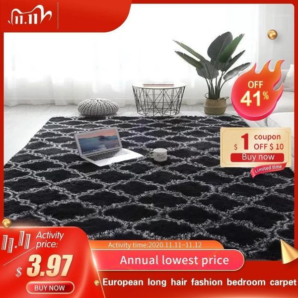 carpets european long hair fashion bedroom carpet bay window bedside mat washable personality blanket gradient color living room rug1
carpets european long hair fashion bedroom carpet bay window bedside mat washable personality blanket gradient color living room rug1