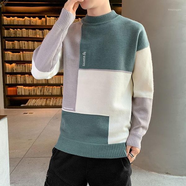 men's sweaters en's sweater 2021 spring winter half high neck loose men's plus velvet thickening casual bottoming1, White;black
men's sweaters en's sweater 2021 spring winter half high neck loose men's plus velvet thickening casual bottoming1, White;black