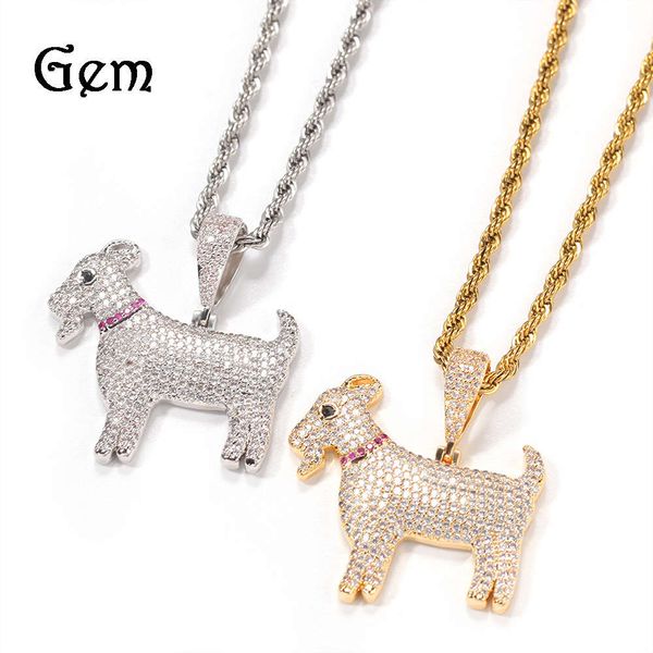 hip hop zircon goat pendant star street shooting the same cartoon personality couple fashion brand pendant accessories, Silver
hip hop zircon goat pendant star street shooting the same cartoon personality couple fashion brand pendant accessories, Silver