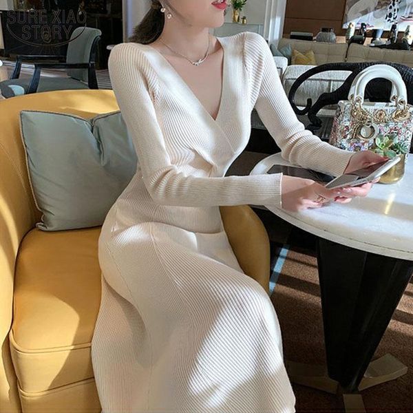 french style vintage elegant white women's dress long sleeve high waist a-line midi knitted dress deep v-neck vestido 11734, Black;gray
french style vintage elegant white women's dress long sleeve high waist a-line midi knitted dress deep v-neck vestido 11734, Black;gray