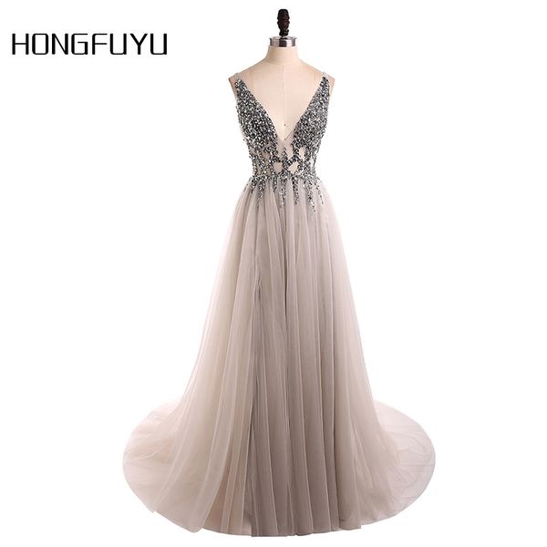 evening dress v-neck beads open back a line long evening dresses party vestido de festa high split tulle prom gowns 201113, White;black
evening dress v-neck beads open back a line long evening dresses party vestido de festa high split tulle prom gowns 201113, White;black