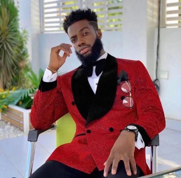 men's suits & blazers 2021 latest design classic shiny red with black wedding suit for men slim fit groom man party tuxedo 2 piece blaz, White;black
men's suits & blazers 2021 latest design classic shiny red with black wedding suit for men slim fit groom man party tuxedo 2 piece blaz, White;black