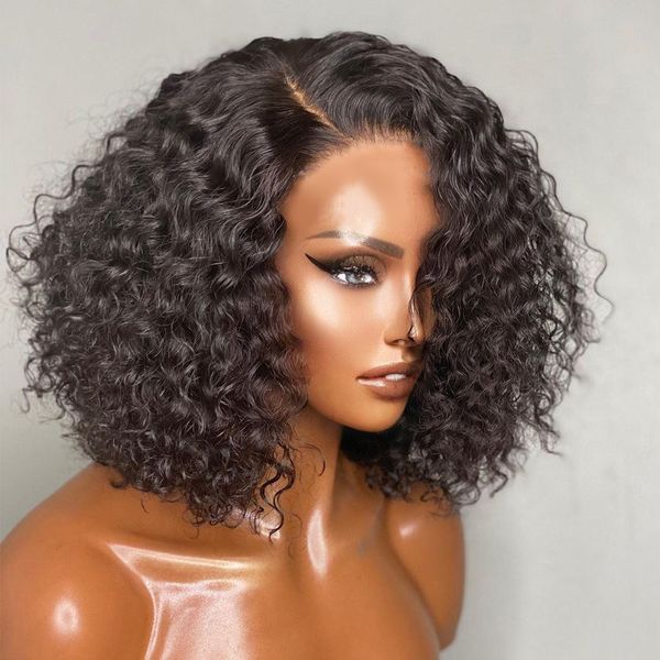 lx brand fringe wig human hair short bob wig jerry curly wigs 180 density side part lace front wig preplucked remy 14 inchfactory, Black
lx brand fringe wig human hair short bob wig jerry curly wigs 180 density side part lace front wig preplucked remy 14 inchfactory, Black