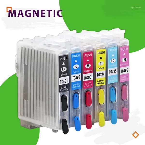 ink cartridges refillable t0491-t0496 for stylus p r210 r230 r310 r350 rx510 rx630 rx650 printers ink for1 
ink cartridges refillable t0491-t0496 for stylus p r210 r230 r310 r350 rx510 rx630 rx650 printers ink for1