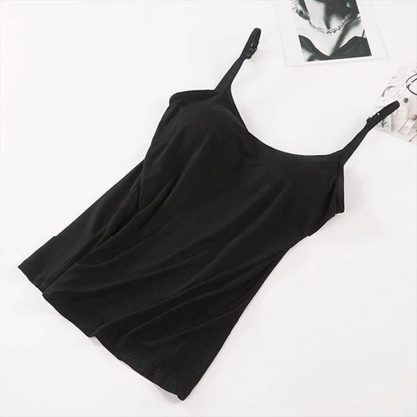 женщины спагетти cami top жилет женщин проложенный бюстгальтер tank топ женский лифчик со встроенным бюстгальтер, White
женщины спагетти cami top жилет женщин проложенный бюстгальтер tank топ женский лифчик со встроенным бюстгальтер, White