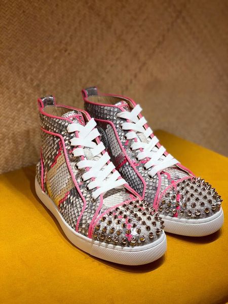 perfect designer python leather graffiti leather red bottom sneakers men,women casual walking wholesale leisure flats 35-47,box, Black
perfect designer python leather graffiti leather red bottom sneakers men,women casual walking wholesale leisure flats 35-47,box, Black