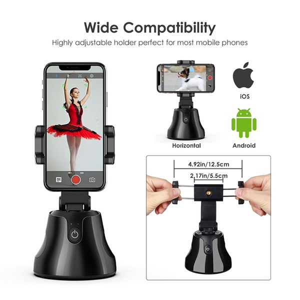 portable all-in-one auto smart shooting selfie stick 360 rotation auto face tracking object tracking camera phone mount holder
portable all-in-one auto smart shooting selfie stick 360 rotation auto face tracking object tracking camera phone mount holder