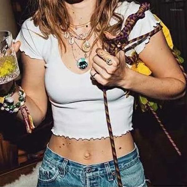 summer clothes for women white crop t shirt cute stringy selvedge short sleeve t-shirt slim o-neck t-shirt1
summer clothes for women white crop t shirt cute stringy selvedge short sleeve t-shirt slim o-neck t-shirt1