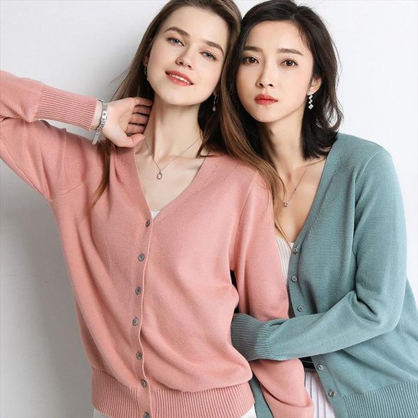 new women knitted sweater cardigan korean style v neck autumn long sleeve coat female cashmere cardigan sweaters casual jacket69, White;black
new women knitted sweater cardigan korean style v neck autumn long sleeve coat female cashmere cardigan sweaters casual jacket69, White;black