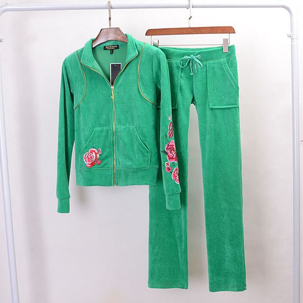 2020 casaul spring/autumn feminine 2 ensemble and velvet pants embroidered sweatshirt zipper sweat suit bqo1, Gray
2020 casaul spring/autumn feminine 2 ensemble and velvet pants embroidered sweatshirt zipper sweat suit bqo1, Gray