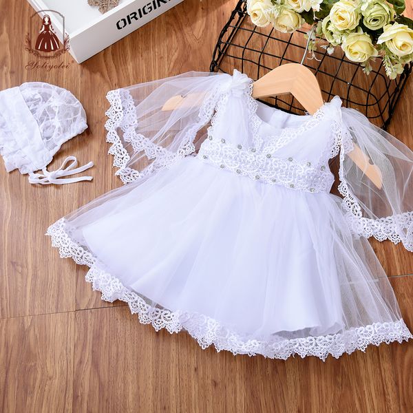 yoliyolei infant baby girl dress white tulle baptism dresses for girls 0-24m birthday party baby beading hairband clothes 1027, Red;yellow
yoliyolei infant baby girl dress white tulle baptism dresses for girls 0-24m birthday party baby beading hairband clothes 1027, Red;yellow