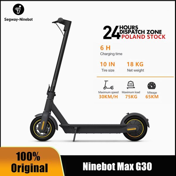 eu stock original ninebot by segway max g30 smart electric scooter foldable 65km max mileage kickscooter dual brake skateboard g30p with app
eu stock original ninebot by segway max g30 smart electric scooter foldable 65km max mileage kickscooter dual brake skateboard g30p with app