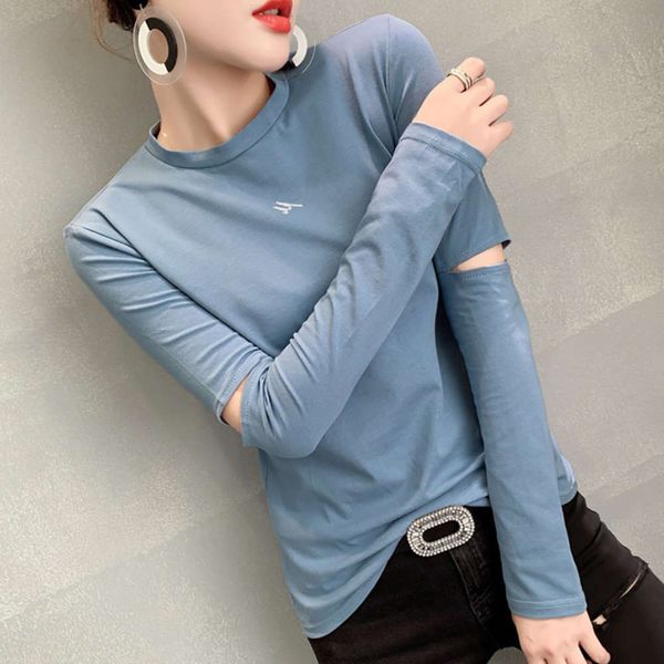 new fashion embroidery hollow out long sleeve t-shirt in autumn / winter 2020, Black;gray
new fashion embroidery hollow out long sleeve t-shirt in autumn / winter 2020, Black;gray