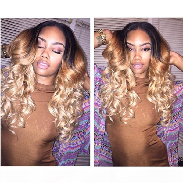 ombre 1b 27 color human hair full lace wig peruvain virgin hair front lace wig with baby hair two tone honey blonde wigs, Black;brown
ombre 1b 27 color human hair full lace wig peruvain virgin hair front lace wig with baby hair two tone honey blonde wigs, Black;brown