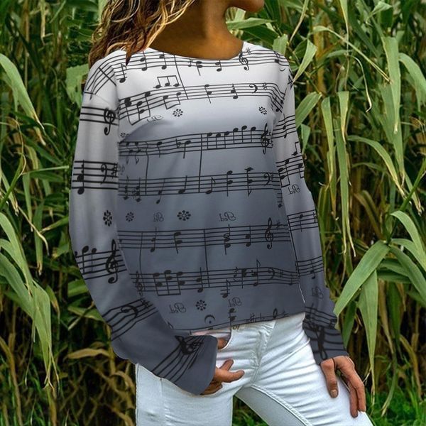 plus size clothes womens blouses fashion loose stylish music dot long sleeve girls outfits tabs not print round neck blusas, Black
plus size clothes womens blouses fashion loose stylish music dot long sleeve girls outfits tabs not print round neck blusas, Black
