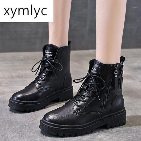 boots 2021 women leather fashion non-slip wear-resistant lace up side zipper autumn winter ankle boots1, Black
boots 2021 women leather fashion non-slip wear-resistant lace up side zipper autumn winter ankle boots1, Black