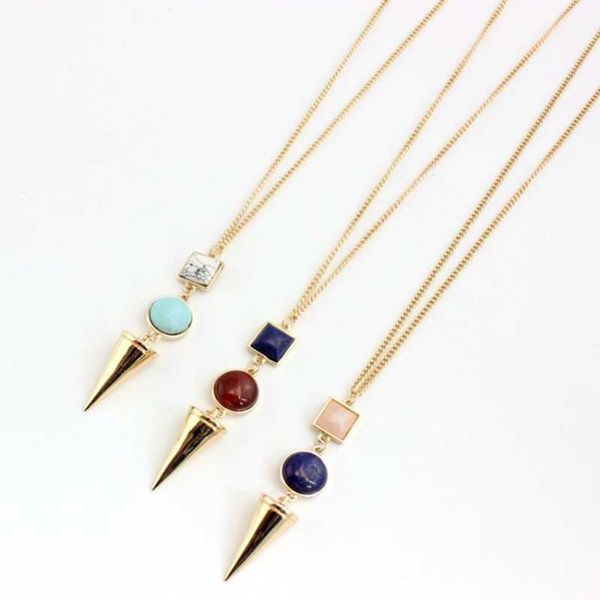 light yellow gold color pyramid alloy layer rose pink quartz pendant link chain necklace lapis lazuli jewelry, Silver
light yellow gold color pyramid alloy layer rose pink quartz pendant link chain necklace lapis lazuli jewelry, Silver
