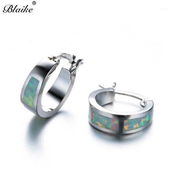 blaike retro stylish white fire opal round circle hoop earrings for women silver color birthstone double earrings1, Golden;silver
blaike retro stylish white fire opal round circle hoop earrings for women silver color birthstone double earrings1, Golden;silver