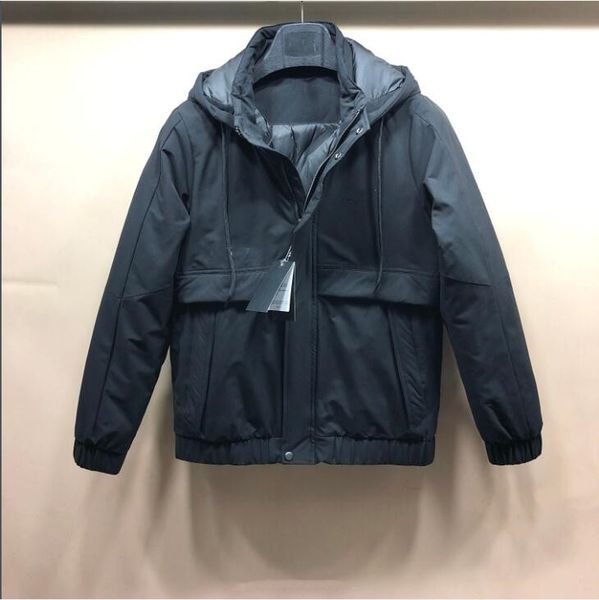 men's and women's casual sports hooded stitching embroidery cotton jacket thickened zipper couple down jacket #nkk0255, Black
men's and women's casual sports hooded stitching embroidery cotton jacket thickened zipper couple down jacket #nkk0255, Black