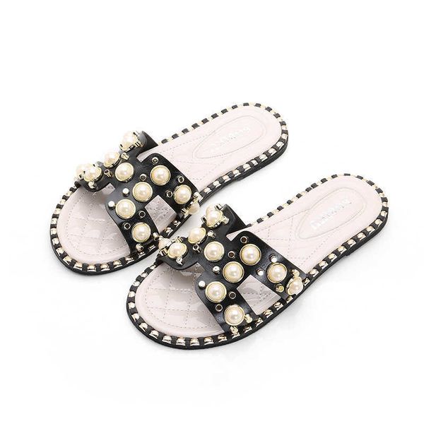 elling designer summer new girls cool slippers fashion pearl hollow outdoor home beach shoes casual soft bottom princess classic luxury, Black
elling designer summer new girls cool slippers fashion pearl hollow outdoor home beach shoes casual soft bottom princess classic luxury, Black
