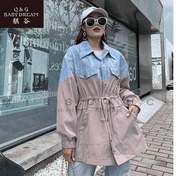 women's trench coats 2021 winter autumn patchwork women coat long jacket thick warm ladies cotton outwear high quality, Tan;black
women's trench coats 2021 winter autumn patchwork women coat long jacket thick warm ladies cotton outwear high quality, Tan;black