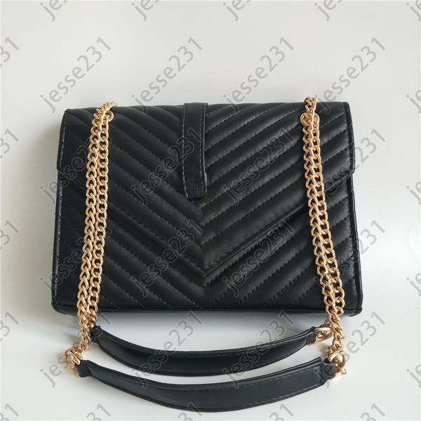 2 colors women shoulder bag black and gold chain bag crossbody pure color handbag crossbody messenger tote bag purse wallet
2 colors women shoulder bag black and gold chain bag crossbody pure color handbag crossbody messenger tote bag purse wallet