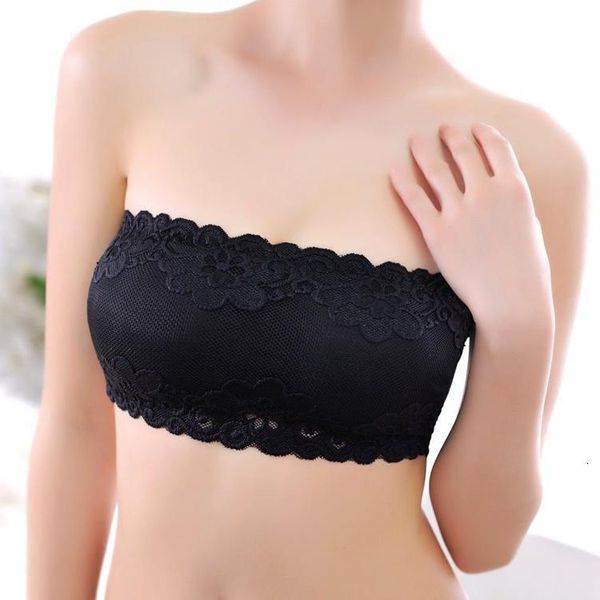 designer women elastic strapless bra lace tube bandeau crop black friday 2021 deals, Black;white
designer women elastic strapless bra lace tube bandeau crop black friday 2021 deals, Black;white