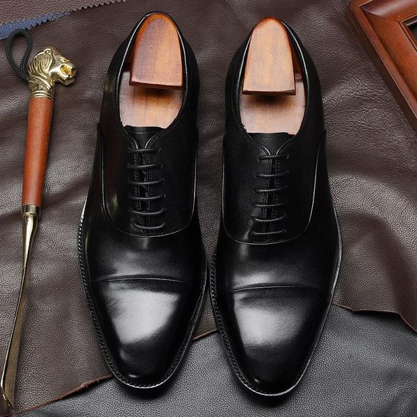 italian cap toe man handmade party wedding shoes real genuine leather men's pointed toe laces welted groom footwear dx131, Black
italian cap toe man handmade party wedding shoes real genuine leather men's pointed toe laces welted groom footwear dx131, Black