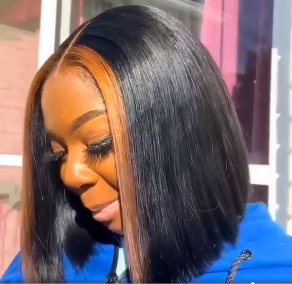 straight 4x4 13x4 highlight short bob closure wig short bob wig lace front wig human hair wigs for black women, Black;brown
straight 4x4 13x4 highlight short bob closure wig short bob wig lace front wig human hair wigs for black women, Black;brown