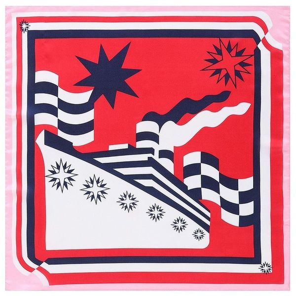 53cm square silk scarf for women women's scarves female fashion scarf shawl bandana soft gift headwear neckerchief, Blue;gray
53cm square silk scarf for women women's scarves female fashion scarf shawl bandana soft gift headwear neckerchief, Blue;gray